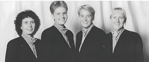 Captain Annette Hagdrup, Anne Larsson, Annika Ostberg, Pernille C. Pederson